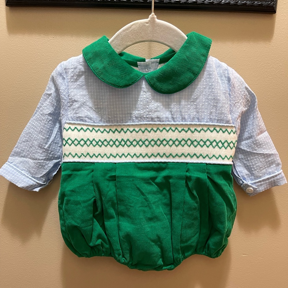 Christmas Smocked Bubble